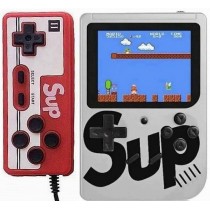 Портативная игровая приставка Retro FC SUP XH-166 (400 игр) (белый) + джойстик